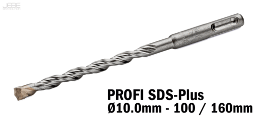 Foret à percussion PROFI SDS-Plus  Ø10.0mm - 100 / 160mm