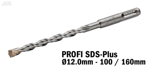 Foret à percussion PROFI SDS-Plus  Ø12.0mm - 100 / 160mm