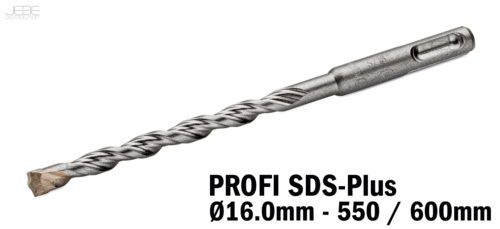 Foret à percussion PROFI SDS-Plus  Ø16.0mm - 550 / 600mm