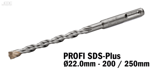 Foret à percussion PROFI SDS-Plus Ø22.0mm - 200 / 250mm
