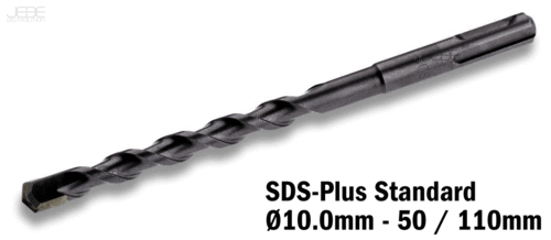 Foret à percussion SDS-Plus Standard Ø10.0mm - 50 / 110mm