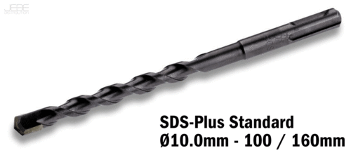 Foret à percussion SDS-Plus Standard Ø10.0mm - 100 / 160mm