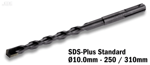 Foret à percussion SDS-Plus Standard Ø10.0mm - 250 / 310mm