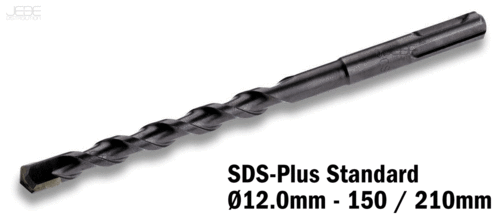 Foret à percussion SDS-Plus Standard Ø12.0mm - 150 / 210mm