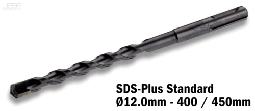 Foret à percussion SDS-Plus Standard Ø12.0mm - 400 / 450mm