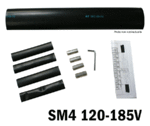 SM4 120-185V trousse de jonction thermo avec manchon à visser 120 à 185mm²