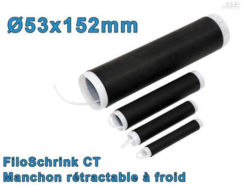 FiloShrink CT tube rétractable à froid Ø53x152mm