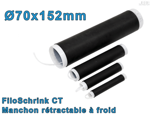 FiloShrink CT tube rétractable à froid Ø70x152mm