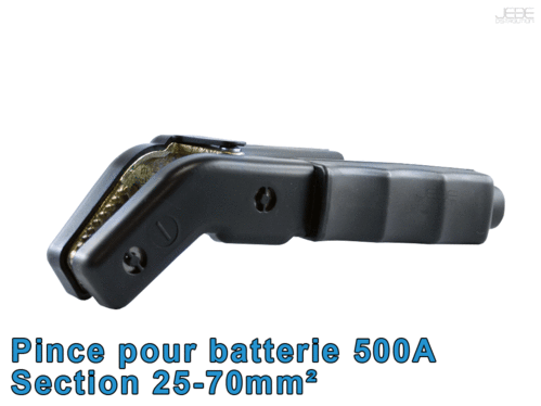 Pince pour batterie 500A NOIRE