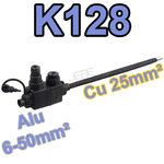 K128 embout réducteur de section à dénudage 6-50M vers 25mm²