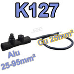 K127 embout réducteur de section à dénudage 25-95 vers 25mm² (EDF 67-26-162)