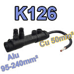 K126 embout réducteur de section à dénudage 95-240 vers 50mm²
