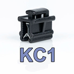 KC1 Clips de bord pour profil de 0.7 à 3mm d'épaisseur