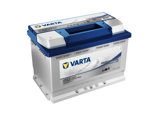 Batterie camping car décharge lente Varta LED70 12v 70ah