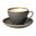 6 Tasses à thé en porcelaine grises Kiln Olympia 340ml