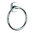 Porte-serviette anneau en zinc bright Ø17cm