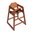 Chaise haute empilable en bois pour enfant
