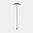 Noway single design LED floor lamp with counterweight