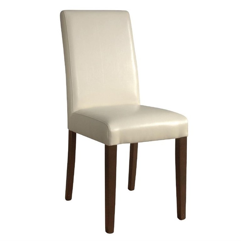 Bolero cream faux leather chair