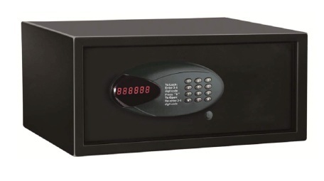 Black hotel electronic safe 25L