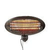 Wall-mounted adjustable electric outdoor heater 2000W