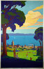 Affiche   Evian les bains   Geo Francois  1926  PLM Avant la Lettre