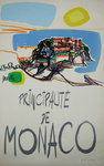 Affiche   Principauté de Monaco   1960    Raymond Moretti