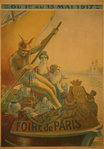 Affiche Foire de Paris  1917  Alphonse Grebel