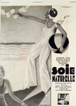 Poster    La  Soie  Naturelle    L'Illustration  Pierre Ronsin   1931