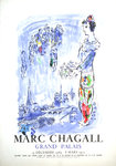 Poster   Chagall Marc  Le Magicien de Paris  Exposition du Grand Palais  1970
