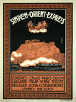 Affiche Simplon Orient Express  1926  Joseph de la Nézière