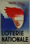 Affiche  Loterie Nationale  Tentez Vôtre Chance  1937  François Del Ry