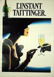 Affiche L'Instant Taittinger  Champagne Annonyme