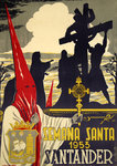 Affiche  Semana  Santa  Santander  1953  Antonio R