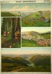 Affiche  Images Géographiques  les  Vosges  Circa 1920  Tanconville