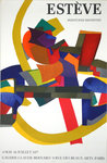 Affiche  Esteve Maurice  Peintures Récentes  Galerie Claude Bernard  1977
