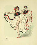 Lithographie   Moulin Rouge   The  Quadrilleuses    1925   Van Houten