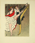 Lithographie   Moulin  Rouge   Monsieur et Madame   1925 Georges   Van Houten