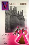 Poster   Langeais  Val de Loire   PO Midi  Circa 1930   Commarmond
