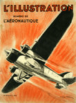 Poster    Magazine Cover     L'Illustration  L'Aeronautique    1932  Geo Ham