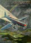Poster  Magazine Cover    L'Illustration  L'Aeronautique 1934   Geo Ham