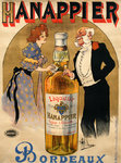 Poster    Hanappier  Liqueur  Bordeaux     1910  Albert   Guillaume