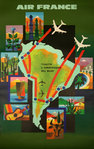 Poster     Air france    All The America     1965    Nathan  Garamond