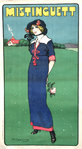 Affiche  Mistinguett  1911  Daniel Thoroude De Losques