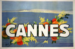Affiche  Cannes  1930  Georges Goursat  Sem
