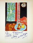 Lithographie   Matisse  Henri  Travail et Joie 1948  Les Maîtres de L'Ecole de Paris 1959