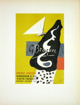 Lithography Braque Georges  Graveur Gallery  Berggruen 1953   Posters Masters of School of Paris1959