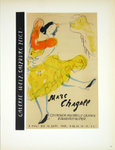Lithographie  Marc  Chagall  Gouachen Aquarelle Salzburg  1957 Les Maîtres de L'Ecole de Paris 1959
