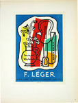 Lithographie  Leger Fernand  Galerie Louis Carré 1953   Les Maîtres de L'Ecole de Paris1959