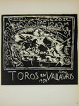 Lithographie  Picasso Toros en Vallauris 1954  Affiches   Les Maîtres de L'Ecole de Paris 1959